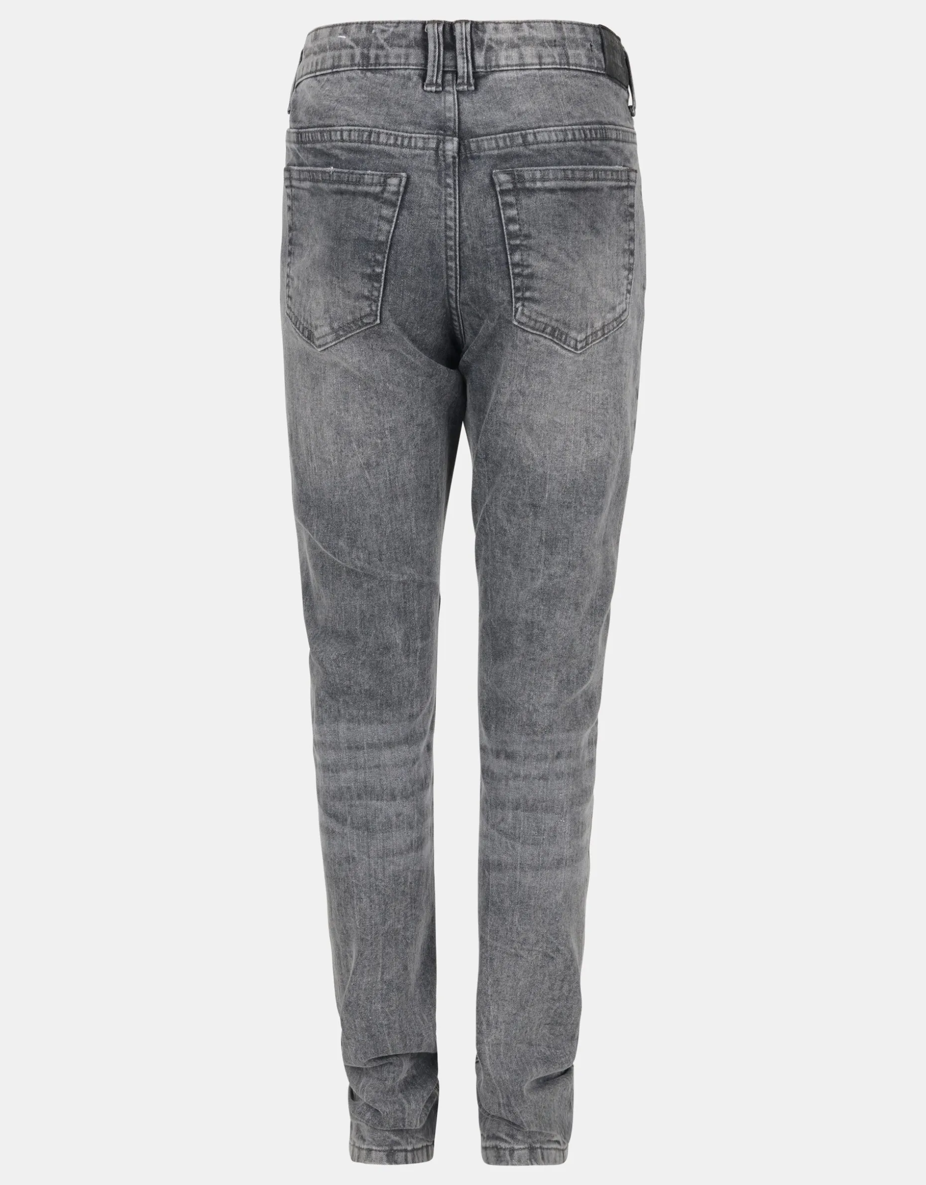 Skinny Biker Jeans Donkergrijs