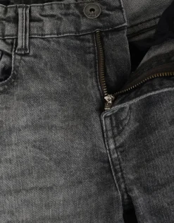 Skinny Biker Jeans Donkergrijs