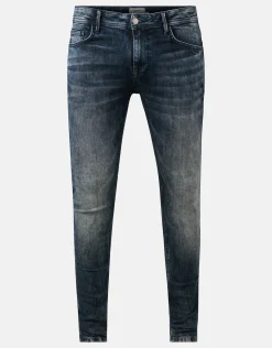 Skinny Fit Jeans Blauw/Grijs L34