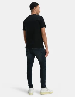 Skinny Fit Jeans Donkerblauw L34