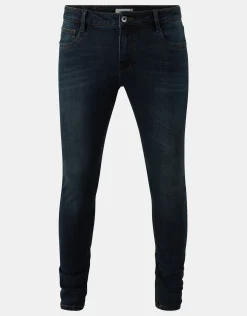 Skinny Fit Jeans Donkerblauw L34