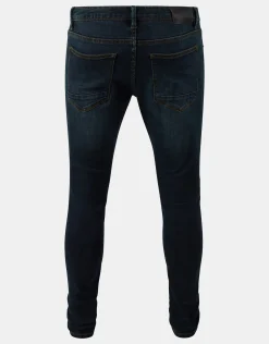 Skinny Fit Jeans Donkerblauw L34