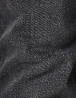 Skinny Fit Jeans Zwart Washed L32