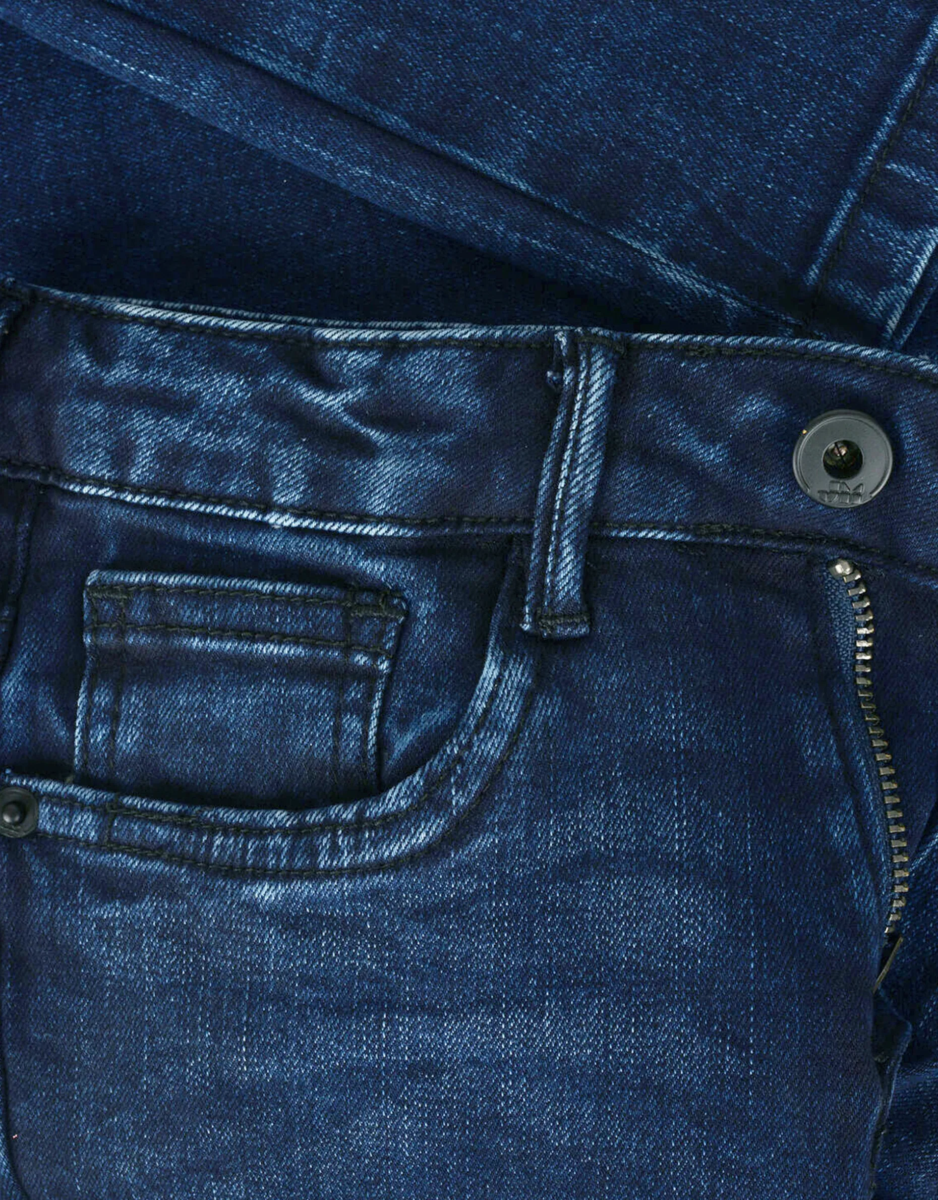 Skinny Jeans Blauw/Zwart