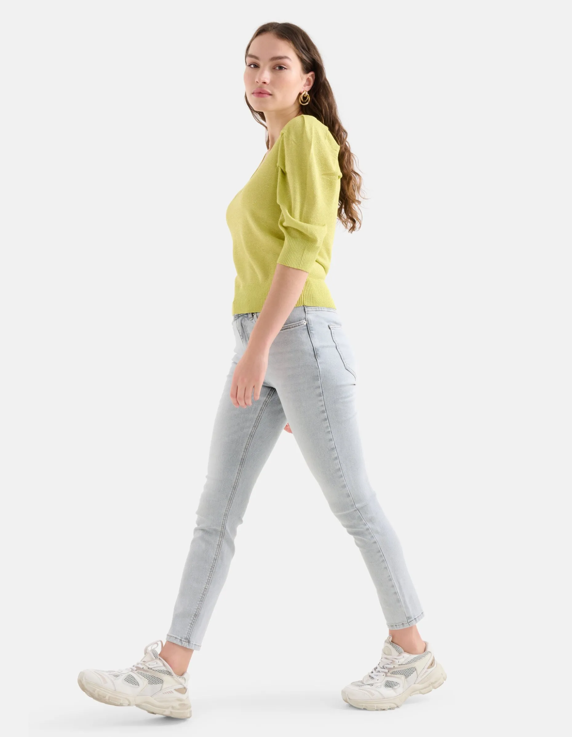 Skinny Jeans Lichtgrijs L28