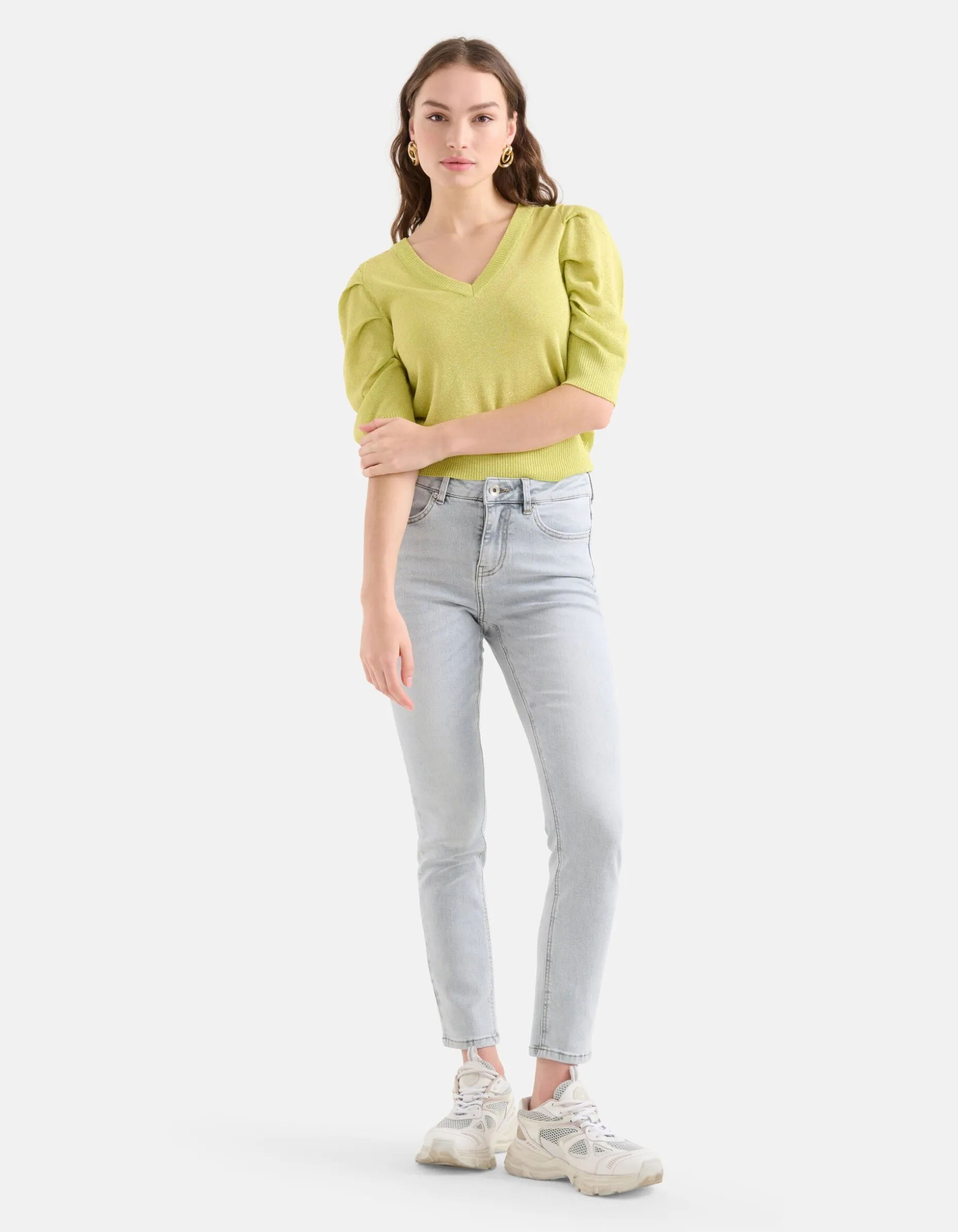 Skinny Jeans Lichtgrijs L28