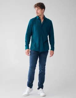 Slim Fit Jeans Blauw/Zwart L32