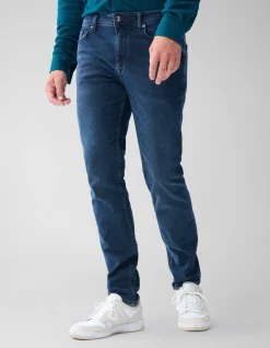 Slim Fit Jeans Blauw/Zwart L32