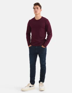 Slim Fit Jeans Blauw/Zwart L34