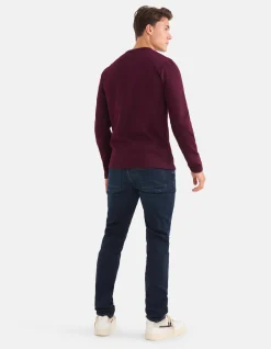 Slim Fit Jeans Blauw/Zwart L34