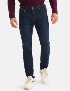 Slim Fit Jeans Blauw/Zwart L34