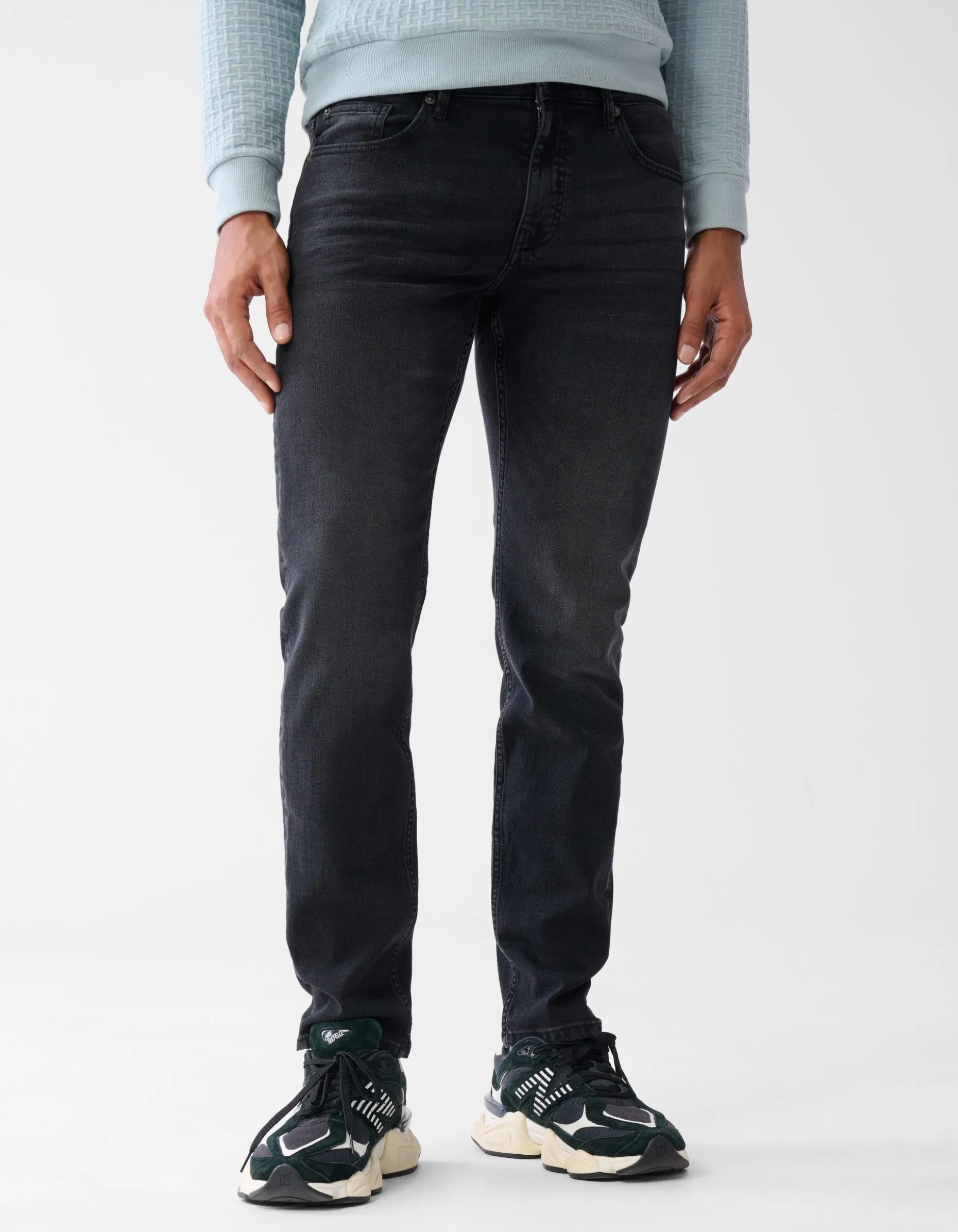 Slim Fit Jeans Washed Black L32