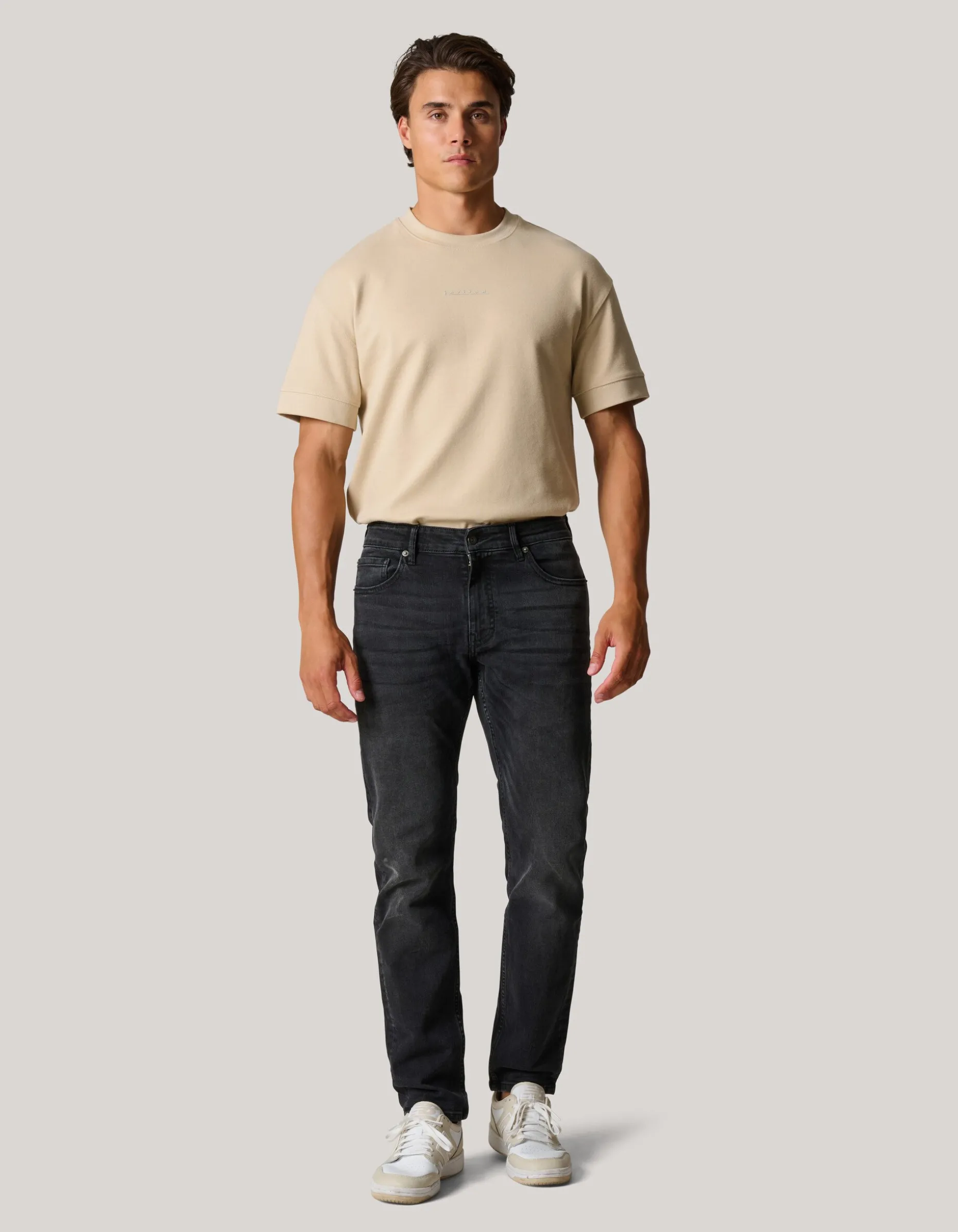 Slim Fit Jeans Washed Black L34