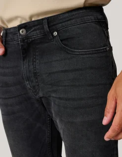 Slim Fit Jeans Washed Black L34