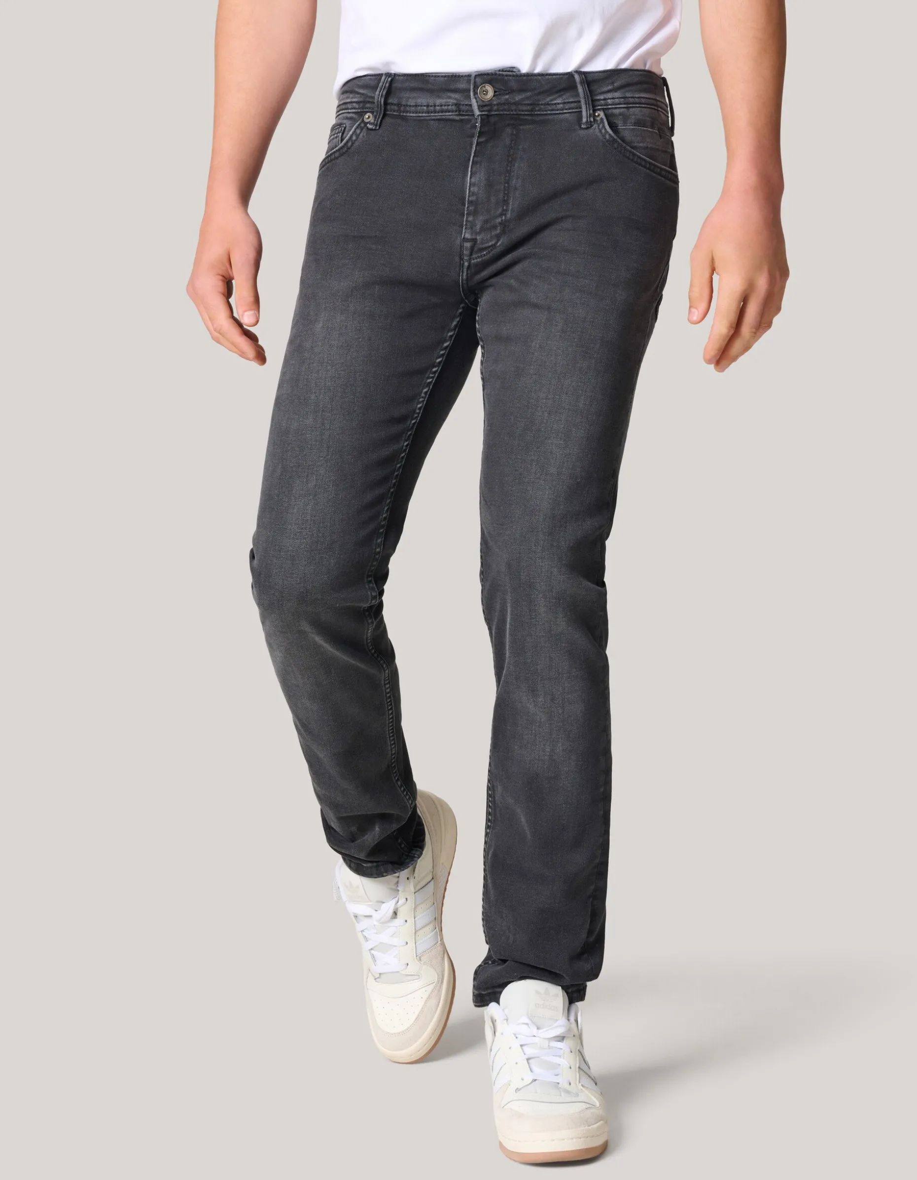 Slim Fit Jeans Washed Black L34