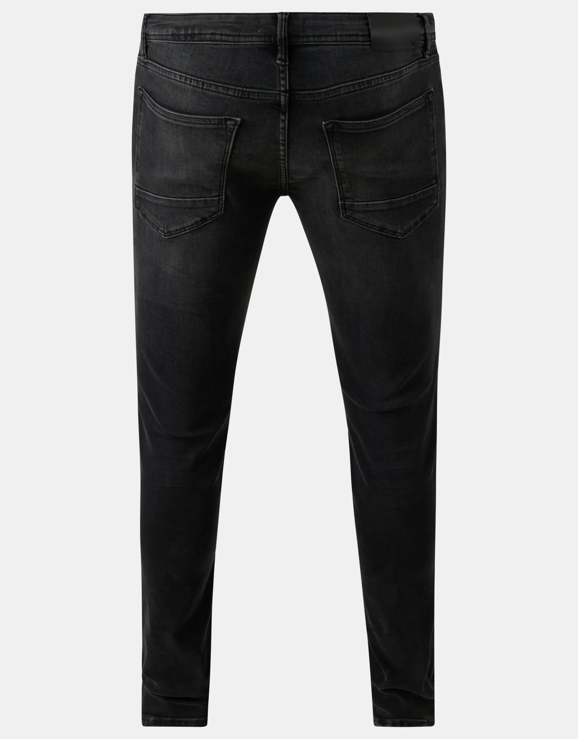 Slim Fit Jeans Zwart Washed L34
