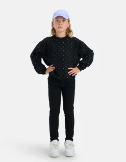 Slim Fit Pantalon Zwart