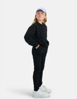 Slim Fit Pantalon Zwart