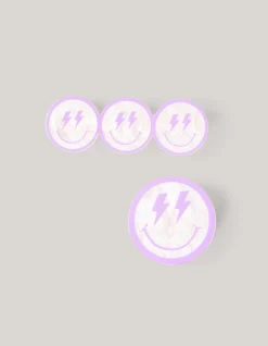 Smile haarklemmen Paars