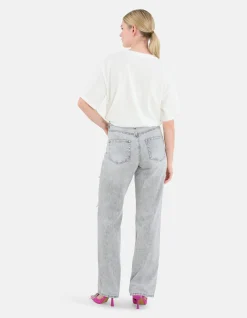 Smiley Artwork T-shirt Wit