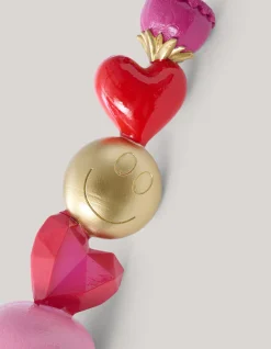 Smiley Kandelaar Roze By Fred