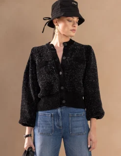 Soft Cropped Vest Zwart By Mieke