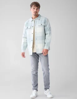 Soft Padded Overshirt Gebroken Wit