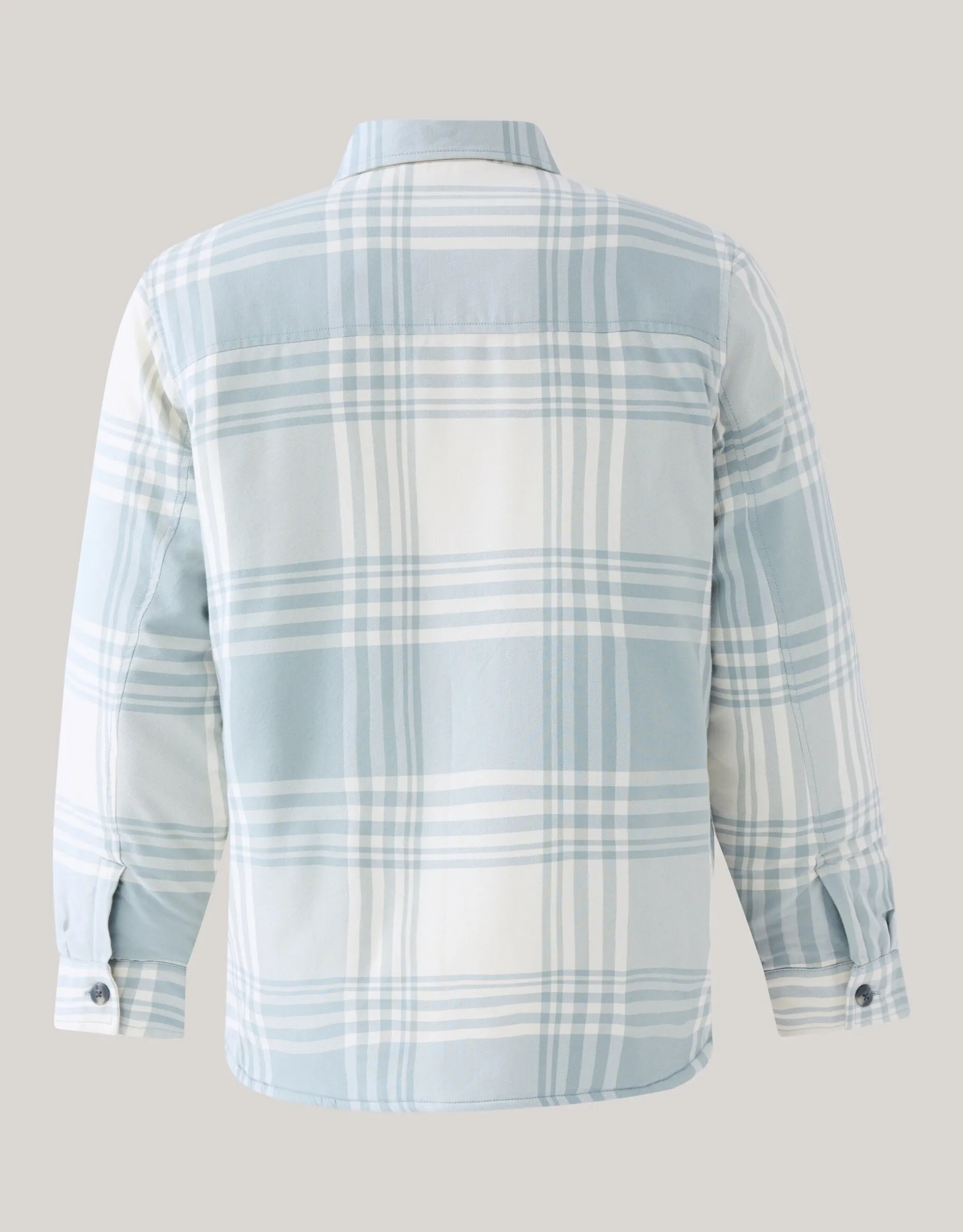 Soft Padded Overshirt Gebroken Wit