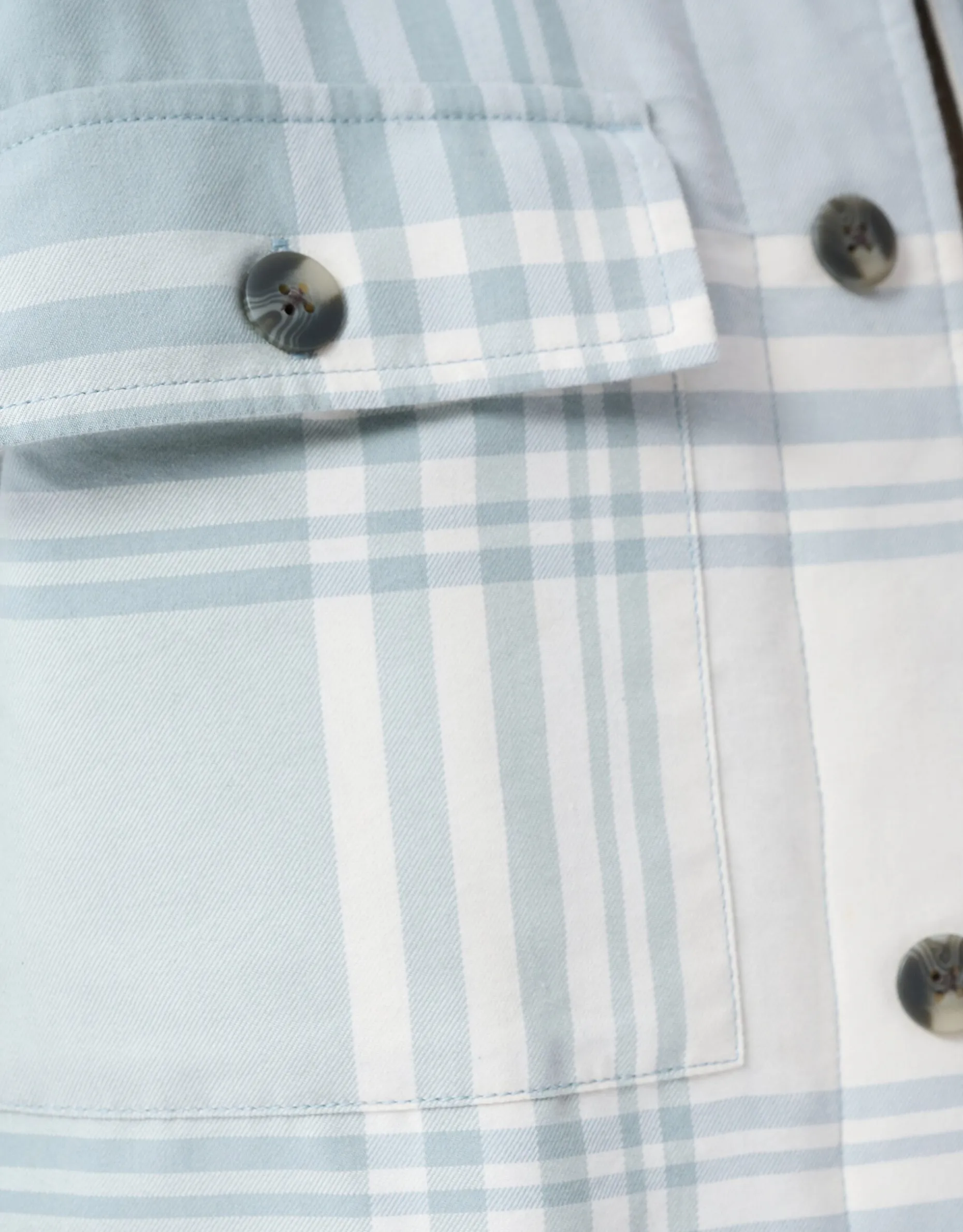 Soft Padded Overshirt Gebroken Wit