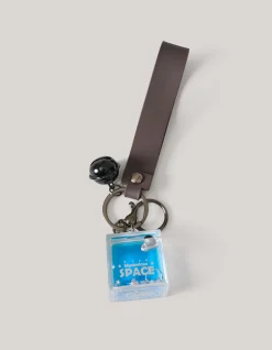 Space Box Sleutelhanger Donkergrijs