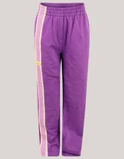 Sporty Stripe Broek Paars