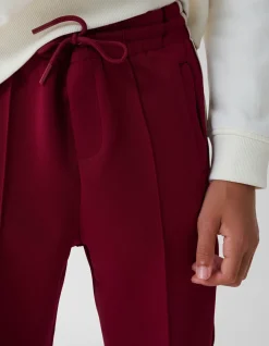 Sporty Tape Broek Donkerrood