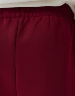 Sporty Tape Broek Donkerrood