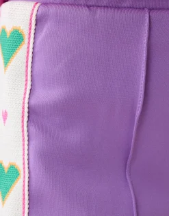 Sporty Tape Broek Paars By Lizzy