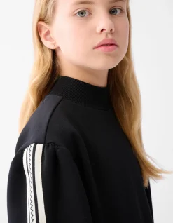 Sporty Tape Jurk Zwart