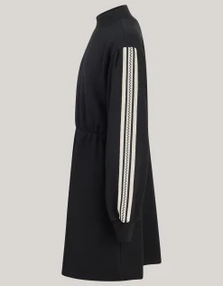 Sporty Tape Jurk Zwart