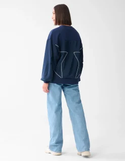 Star Sweater Donkerblauw