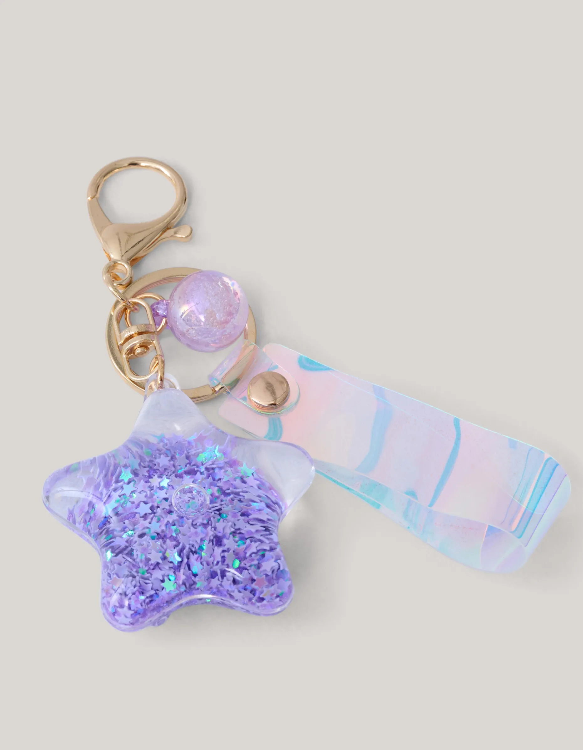 Ster Sleutelhanger Paars