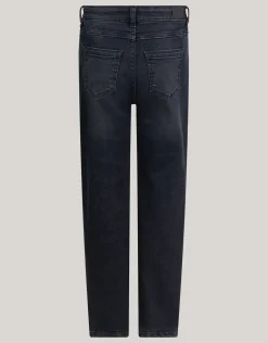 Straight Fit Heart Jeans Donkergrijs