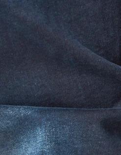 Straight Fit Jeans Blauw/Zwart L32