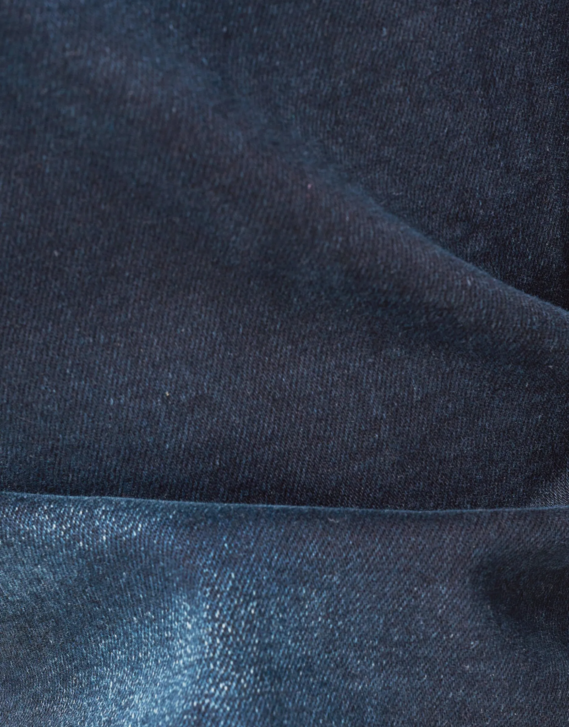 Straight Fit Jeans Blauw/Zwart L32