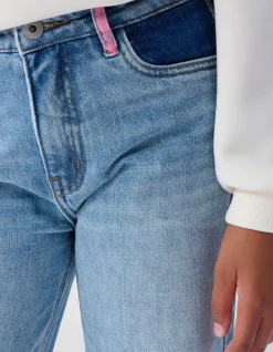 Straight Fit Jeans Bleached