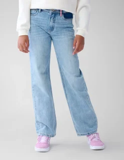 Straight Fit Jeans Bleached