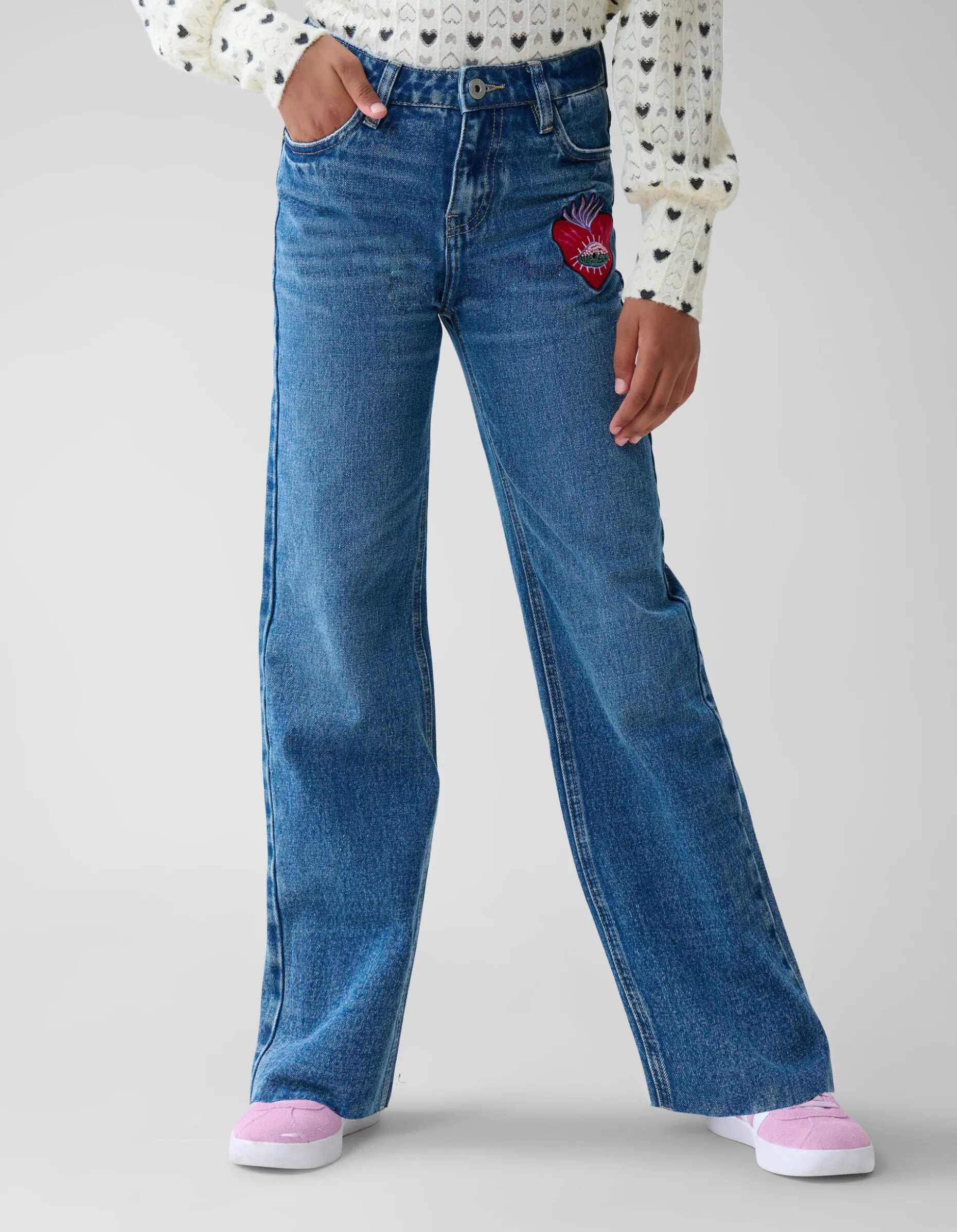 Straight Fit Jeans Mediumstone By Lizzy