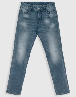 Straight Jeans Blauw/Grijs L32