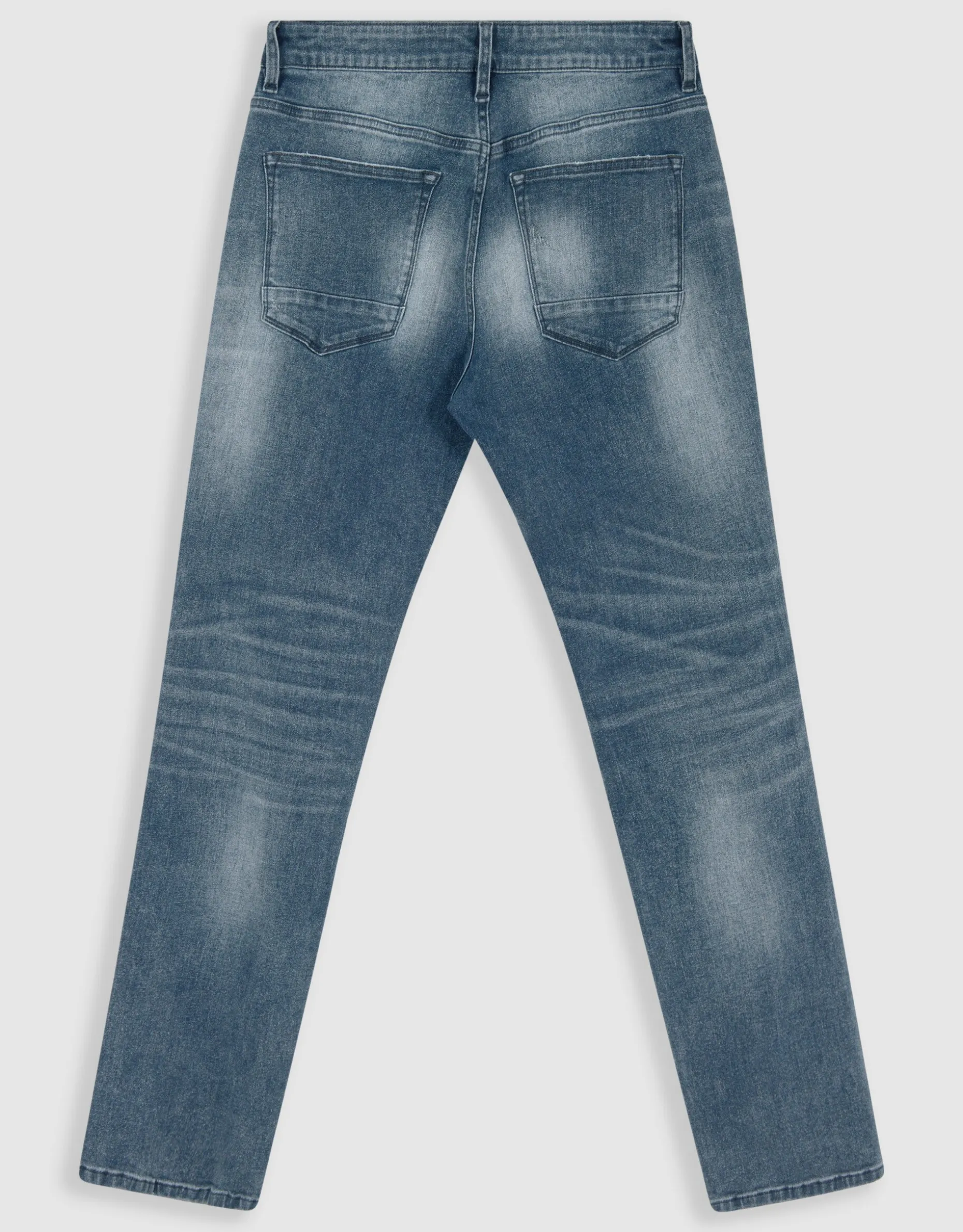 Straight Jeans Blauw/Grijs L32