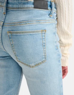 Straight Split Jeans Mediumstone