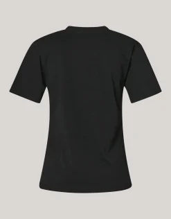 Strass Bra T-shirt Zwart