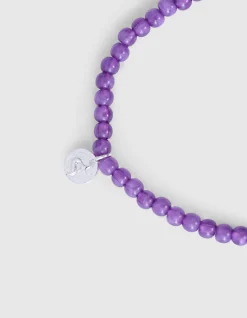 Strass Heart Armband Paars