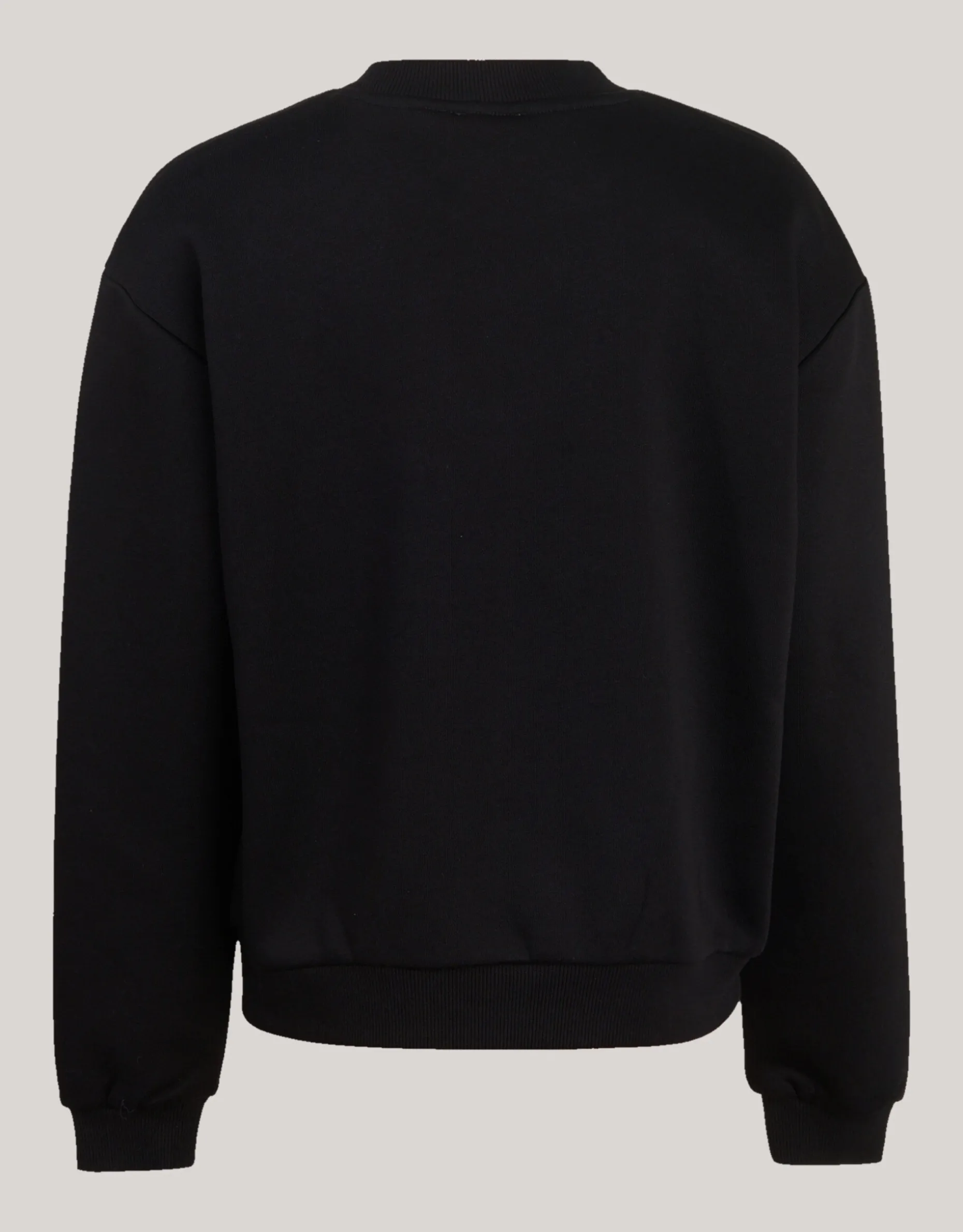 Strass Heart Sweater Zwart